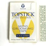 Vapon Topstick 1" X 3" Straight Strips, T150, 50 Pieces for Hairpieces and Wigs