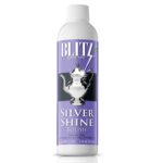 Blitz Silver Shine Polish Liquid Silver Polish for Sterling and Silverplate Jewelry, Dishes, Flatware, Fixtures, & Decor Non-Toxic, Non-Abrasive, & Planet Friendly Made in The USA 8oz