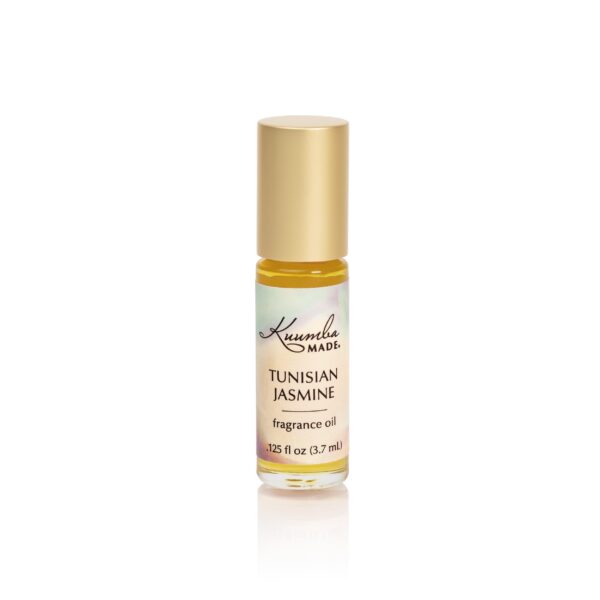 Kuumba Made Tunisian Jasmine Fragrance Oil Roll-On 0.13 fl oz (3.7ml) | Rollerball Perfume | Alcohol Free