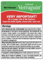 Verruguin Liquid Wart Remover Salicylic Acid 17% Removedor De Verrugas (14.8 mL) - Image 2
