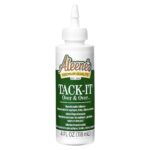 Aleene's Tack-It Over & Over Liquid Glue 4 fl oz, Repositionable and Removable Adhesive, Clear