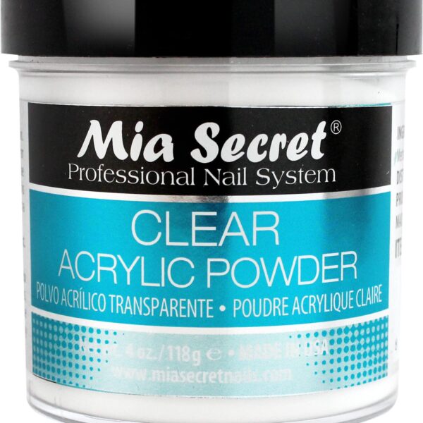 Mia Secret Clear Acrylic Powder (4oz)
