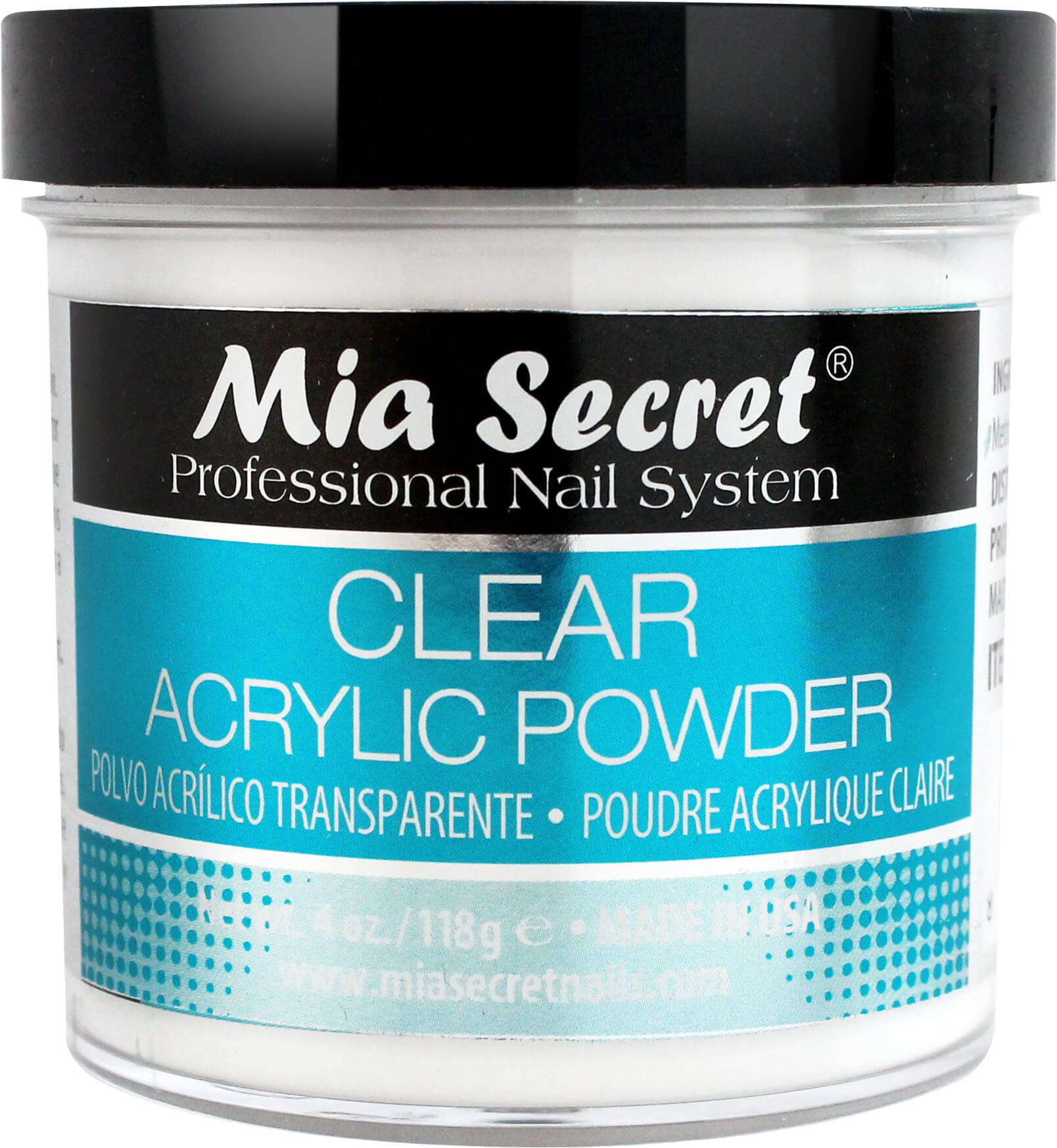 71WP4Hcf3rL Mia Secret Clear Acrylic Powder (4oz) - Image 1