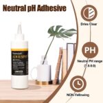 LINECO Neutral pH Adhesive 8 Oz, Acid-Free, All-purpose Glue, Dries Clear and Remains Flexible. Used for Bookbinding and Book Repair, Framing, Collages, Paper Art and Crafts - Image 8