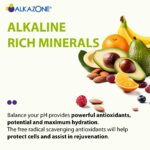Alkazone Balance Your pH, Antioxidants Alkaline Mineral Drops, Single 1.25 Oz Pack, Portable, Yields 10 Gallons of alkaline, antioxidant Water, Unflavored, pH Balance, Hydration - Image 4