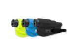 resqme The Original Emergency Keychain Car Escape Tool, 2-in-1 Seatbelt Cutter and Window Breaker, Made in USA, Family Pack of 3, Black, Blue, Yellow - Compact Emergency Hammer