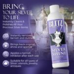 Blitz Silver Shine Polish Liquid Silver Polish for Sterling and Silverplate Jewelry, Dishes, Flatware, Fixtures, & Decor Non-Toxic, Non-Abrasive, & Planet Friendly Made in The USA 8oz - Image 5