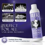 Blitz Silver Shine Polish Liquid Silver Polish for Sterling and Silverplate Jewelry, Dishes, Flatware, Fixtures, & Decor Non-Toxic, Non-Abrasive, & Planet Friendly Made in The USA 8oz - Image 2