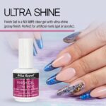 Mia Secret UV Finish Gel 15 ml - Professional High Gloss Gel Top Coat for Enhanced Acrylic Nails Finish - Image 2