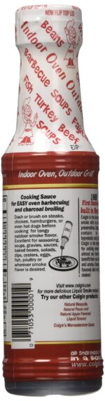 Colgin Authentic Hickory Liquid Smoke 4 oz for Home Cooks & BBQ Enthusiasts – Liquid Smoke for Cooking – Rich, Sweet Smoky Flavor for Meats, Sauces, & Marinades – Ideal for BBQ & Cooking (2 pack) - Image 4