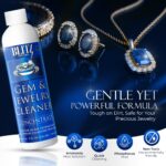 Blitz Gem & Jewelry Cleaner Liquid Concentrate for Gold, Silver, & Platinum Jewelry Cleans Non-Porous, Precious & Semi-Precious Stones. Non-Toxic, Non-Abrasive, & Planet Friendly Made in USA 8oz - Image 7