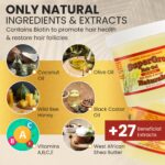 SuperGro Hair Gel with Extra Hold - For Braiding, Locking, Instant Edge Control, Twisting, Retwisting - Natural Grip Jam for Neat Shining - Braid, Loc Care Gel with Black Castor Oil - 16 oz - Image 7